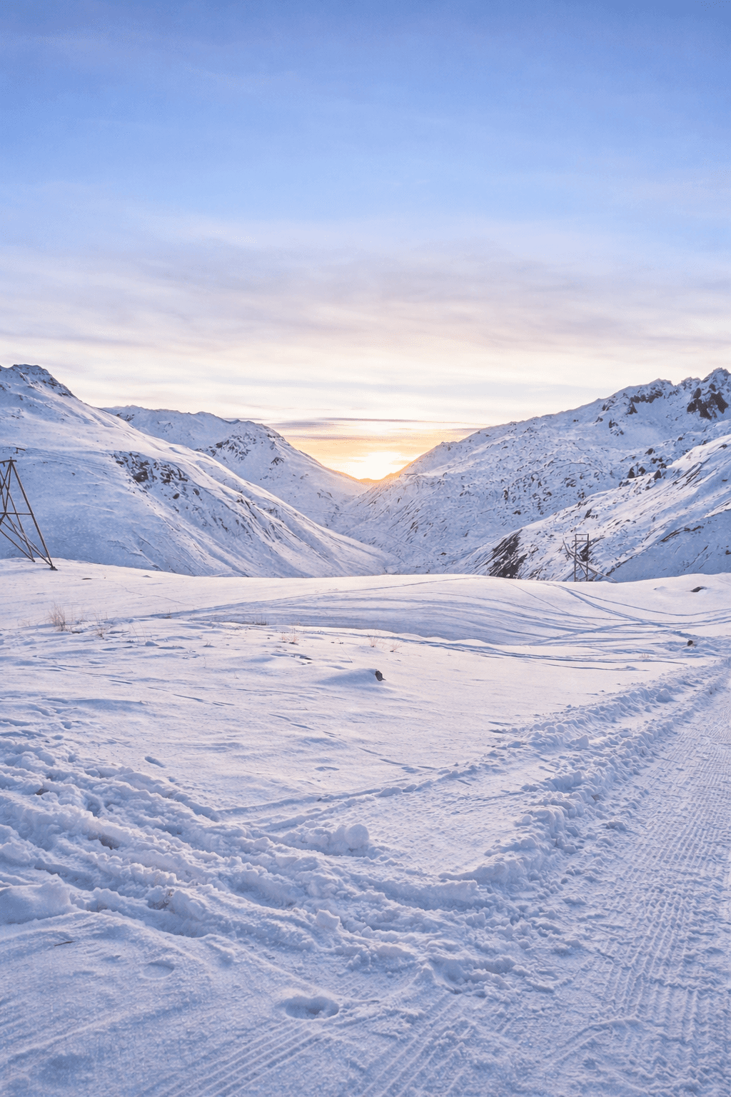 Winter am Furkapass